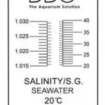 what should aquarium salinity be